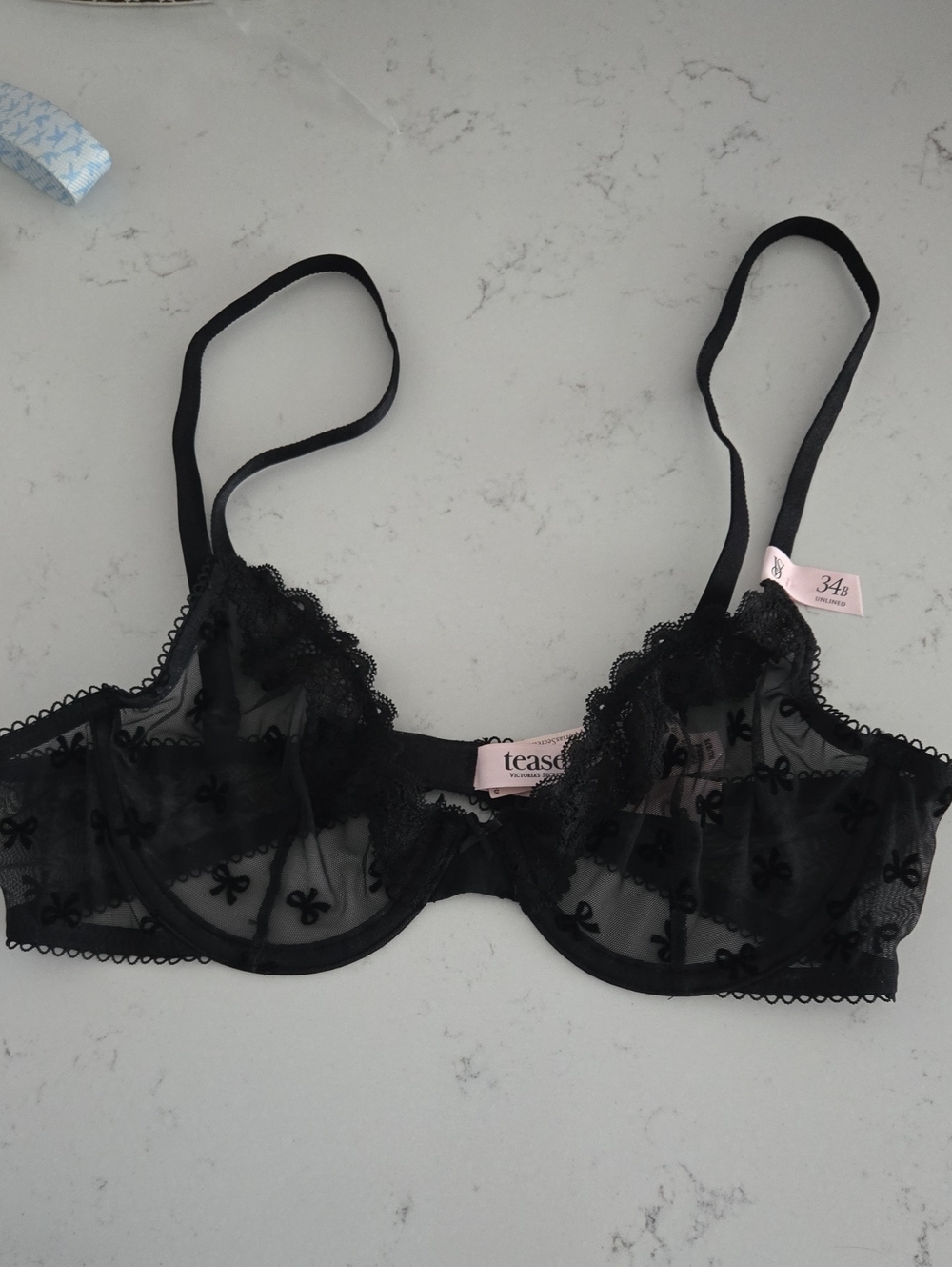 Victoria's Secret Tease Unlined Dwmi Bra Size 34B Nwt Bin E